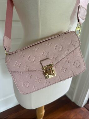 Pink Empreinte Pochette Shoulder Bag with Gold Hardware- Brand New!